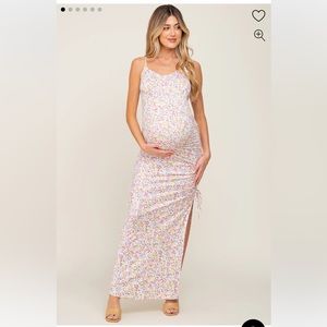 Floral maternity dress